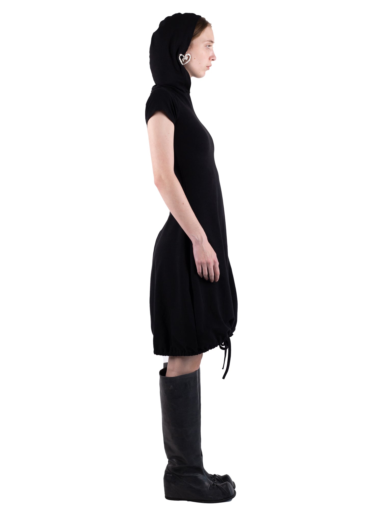 SS24 HOODED T-SHIRT DRESS